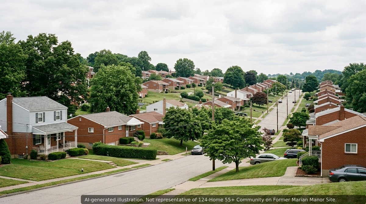 Developer Seeks Rezoning for 124-Home 55+ Community on Former Marian Manor Site in Pittsburgh’s Banksville | Real Estate News & Insights | realtor.com®